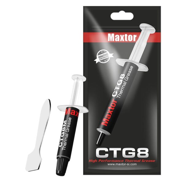 Maxtor Thermal CTG8 12.8W/mk thermal paste,Gaming grade CPU/GPU/