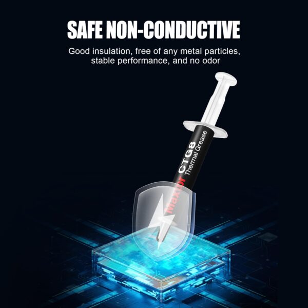Maxtor Thermal CTG8 12.8W/mk thermal paste,Gaming grade CPU/GPU/