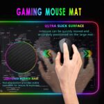 World Map RGB Gaming Mouse Pad XL Rubber USB Wired | 80*30cm Gamer - Image 3