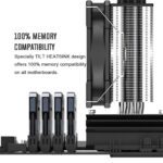 ID-COOLING SE-224-XTS White CPU Cooler 4 Heatpipes CPU Air Cooler 120mm PWM Fan - Image 4