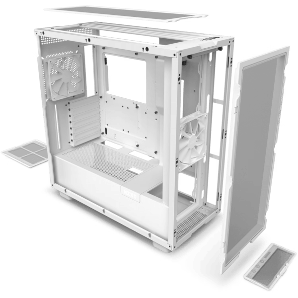 NZXT H7 Flow - CM-H71FW-01 - ATX Mid Tower PC Gaming Case
