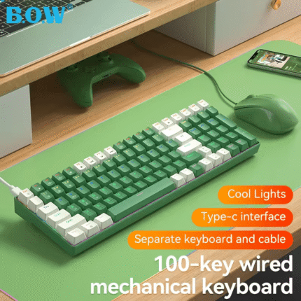 MECHANICAL GAMING KEYBOARD on a desk
