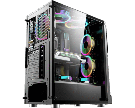 MSI MAG LAEVATAIN 100L Mid Atx Tower Gaming Computer Case - Black