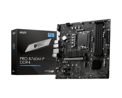 MSI PRO B760M-P DDR4 LGA 1700 MicroATX Intel Motherboard