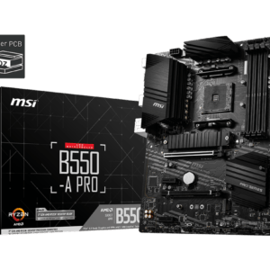 MSI PRO B550-A PRO AM4 AMD B550 SATA 6Gb/s ATX AMD Motherboard