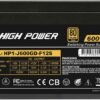 High Power 600W 80+ Gold Gaming Power Supply HP1-J600GD-F12S