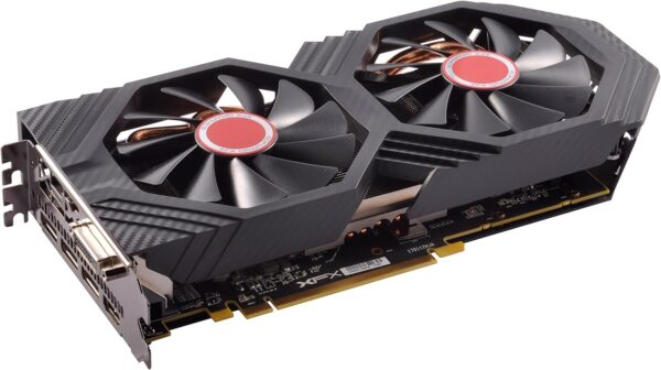 XFX - AMD Radeon RX 580 GTS XXX Edition 8GB GDDR5 PCI Express 3.0 Graphics Card - Black