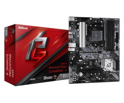 ASRock B550 Phantom Gaming 4 ATX DDR4 AM4 Motherboard