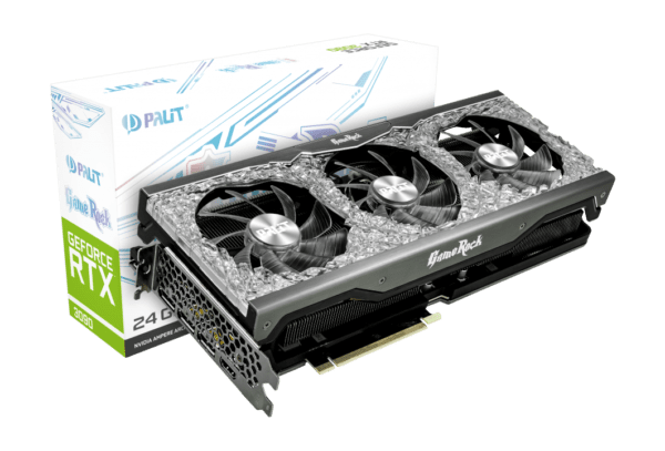 Palit GeForce RTX 3090 GameRock 24GB, GDDR6X, 384bit, PCI-Express 4.0, Nvidia GPU, Ampere Graphics Card