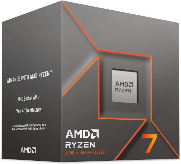 AMD Ryzen 7 8700F 4.1 GHz Eight-Core AM5 Unlocked Desktop Processor