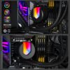 upHere U360KC AIO 360mm ARGB Radiator Liquid CPU Cooler 2500 RMP Water Cooling Systems