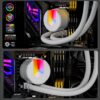 upHere upHere U240TC ARGB Liquid Cooling AIO, CPU Water Liquid Cooler w/ 2500 RPM High-Efficiency Radiator, LGA 1700, AMD AM5 Ready.