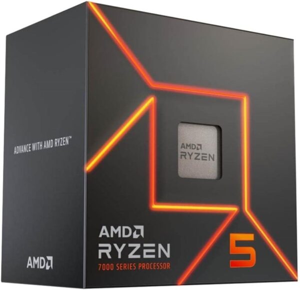 AMD Ryzen 5 7600 6-Core, 12-Thread Unlocked Desktop Processor