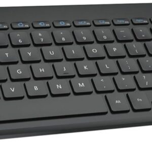 Microsoft Wireless All-In-One Media Keyboard,Black - Wireless Keyboard with Track Pad