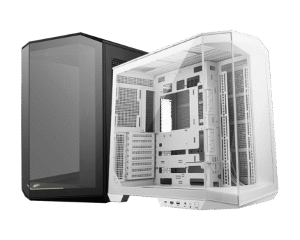 MSI MAG PANO 100L PZ Project Zero Premium Mid-Tower Tempered Glass Gaming PC Case White