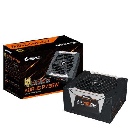 Gigabyte Aorus GP-AP750GM, 750W 80Plus Gold Power Full Modular Supply