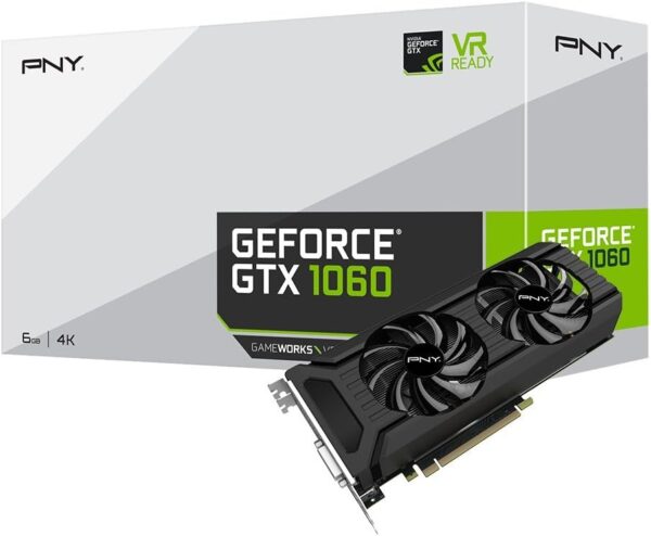 PNY GeForce GTX 1060 6GB Graphics Card (VCGGTX10606PB)