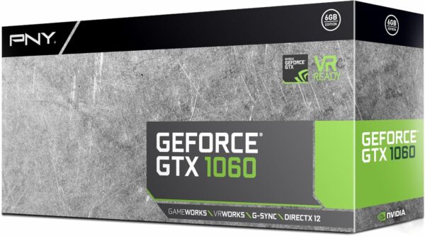 PNY GeForce GTX 1060 6GB Graphics Card (VCGGTX10606PB)