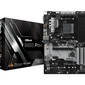 Asrock B450 Pro4 R2.0 AMD AM4 ATX Motherboard