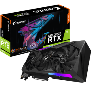 GIGABYTE AORUS GeForce RTX 3070 MASTER 8GB Video Card, GV-N3070AORUS M-8GD