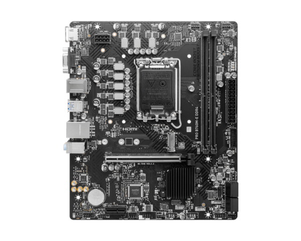 MSI PRO B760M-E DDR4 LGA 1700 Micro-ATX Gaming Motherboard