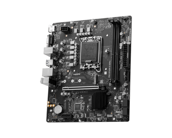 MSI PRO B760M-E DDR4 LGA 1700 Micro-ATX Gaming Motherboard