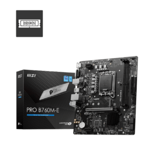 MSI PRO B760M-E DDR5 LGA 1700 Micro-ATX Gaming Motherboard