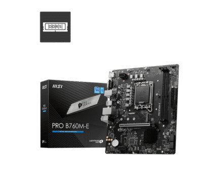 MSI PRO B760M-E DDR5 LGA 1700 Micro-ATX Gaming Motherboard