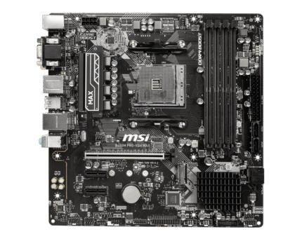MSI PRO B450M PRO-VDH MAX AM4 Micro ATX AMD Motherboard