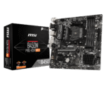 MSI PRO B450M PRO-VDH MAX AM4 Micro ATX AMD Motherboard