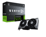 MSI NVIDIA GeForce RTX 5070 VENTUS 2X 12GB GDDR7 PCIe 5.0 Graphics Card