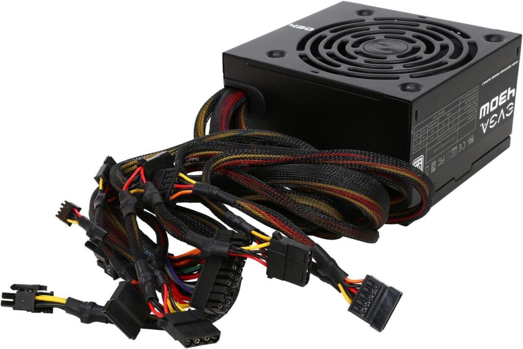 EVGA 430 W1, 80+ WHITE 430Watts,Power Supply 100-W1-0430-KR, Black