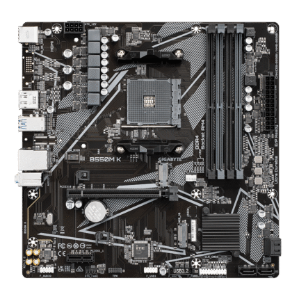 Gigabyte B550M K AM4 Micro-ATX Gaming Motherboard
