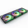 AsiaHorse COSMIQ Uni Fan Daisy Chain 120mm RGB Gaming Computer Case Fans 3Pack