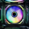 AsiaHorse COSMIQ Uni Fan Daisy Chain 120mm RGB Gaming Computer Case Fans 3Pack