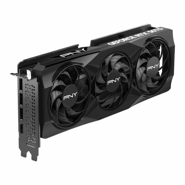 PNY NVIDIA GeForce RTX 5070 Overclocked Triple Fan 12GB GDDR7 PCIe 5.0 Graphics Card