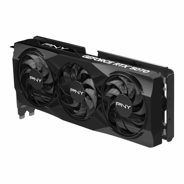PNY NVIDIA GeForce RTX 5070 Overclocked Triple Fan 12GB GDDR7 PCIe 5.0 Graphics Card