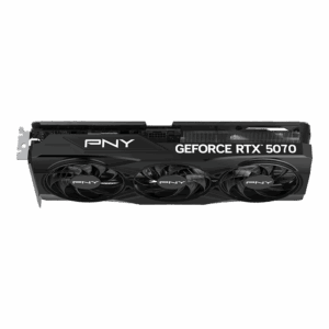 PNY NVIDIA GeForce RTX 5070 Overclocked Triple Fan 12GB GDDR7 PCIe 5.0 Graphics Card