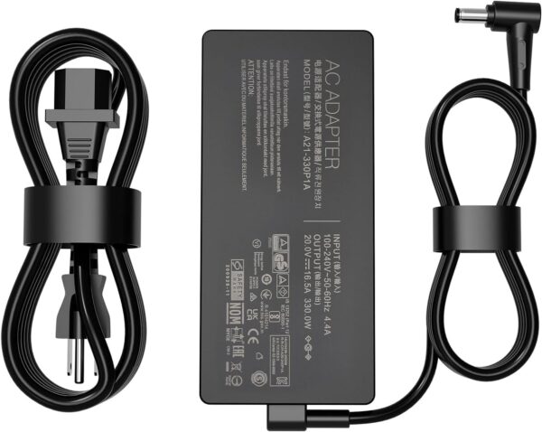 ASUS Rog 20V 16.5A 330W AC Laptop Adapter Power Supply A22-330P1A 6.0*3.7mm
