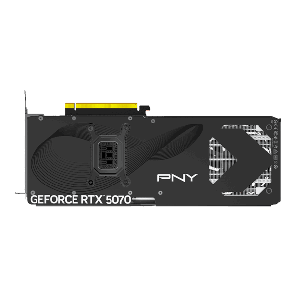 PNY NVIDIA GeForce RTX 5070 Overclocked Triple Fan 12GB GDDR7 PCIe 5.0 Graphics Card