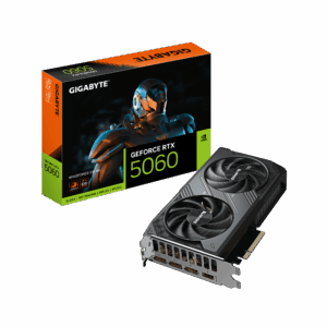 GIGABYTE WINDFORCE GeForce RTX 5060 8GB GDDR7 PCI Express 5.0 Graphics Card GV-N5060WF2OC-8GD