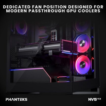 Phanteks NV5 Black MKII - ATX Tempered Glass Mid-Tower Case