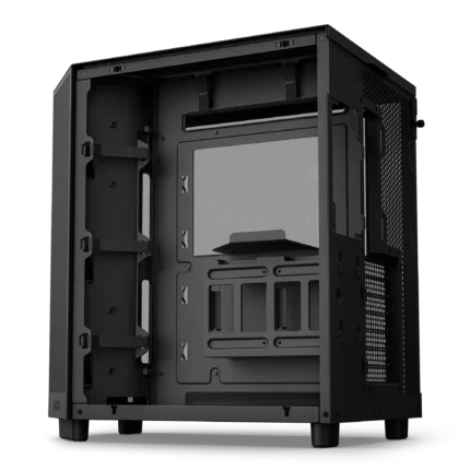 NZXT H6 Flow Panoramic Glass Mid-Tower Airflow PC Case Black