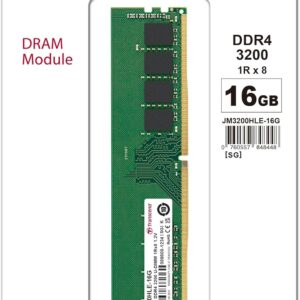 Transcend 16GB JetRam DDR4 3200 MHz Ram UDIMM Desktop Memory Module
