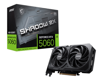MSI GeForce RTX 5060 8G SHADOW 2X OC G5060-8S2C 8GB GDDR7 PCI-E 5.0 Graphic Card