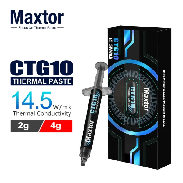Maxtor Ctg10 14.5w/M-k Thermal Paste Premium Performance Cpu Gpu Ps5