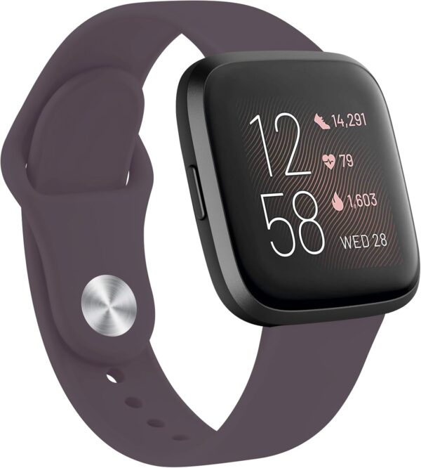 Fitbit Versa 2/ Versa Lite/ Versa1 Silicone Replacement Strap Wristband（S+L Size