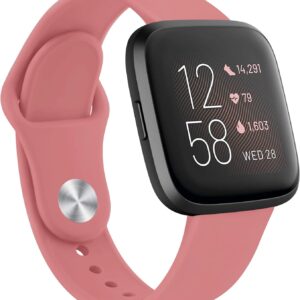 Fitbit Versa 2/ Versa Lite/ Versa1 Silicone Replacement Strap Wristband（S+L Size