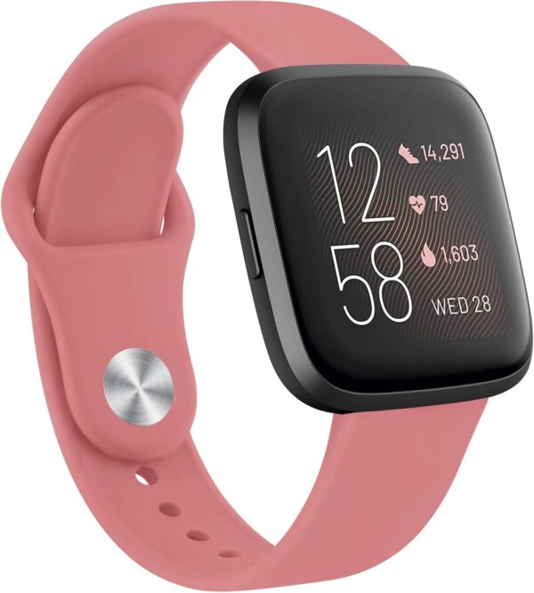 Fitbit Versa 2/ Versa Lite/ Versa1 Silicone Replacement Strap Wristband（S+L Size