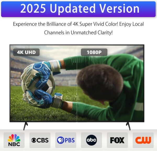 Digital TV Antenna for Smart TV Indoor,TV Antenna for Local Channels Free To Air